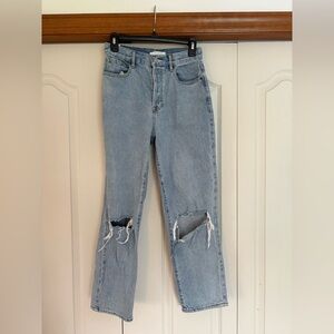 Classic Blue Distressed Jeans